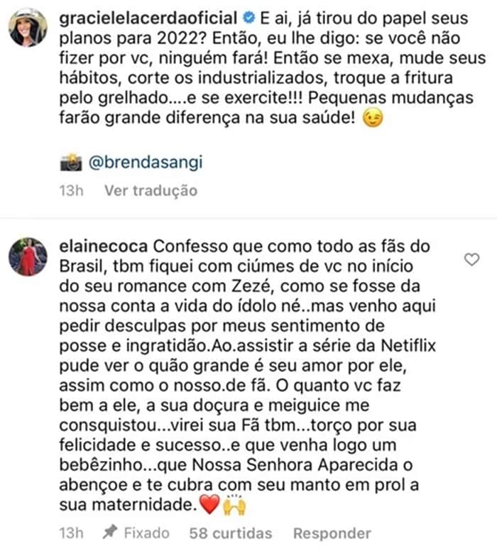 Fã de Zezé, pede desculpas à Graciele Lacerda Fã de Zezé, pede desculpas à Graciele Lacerda