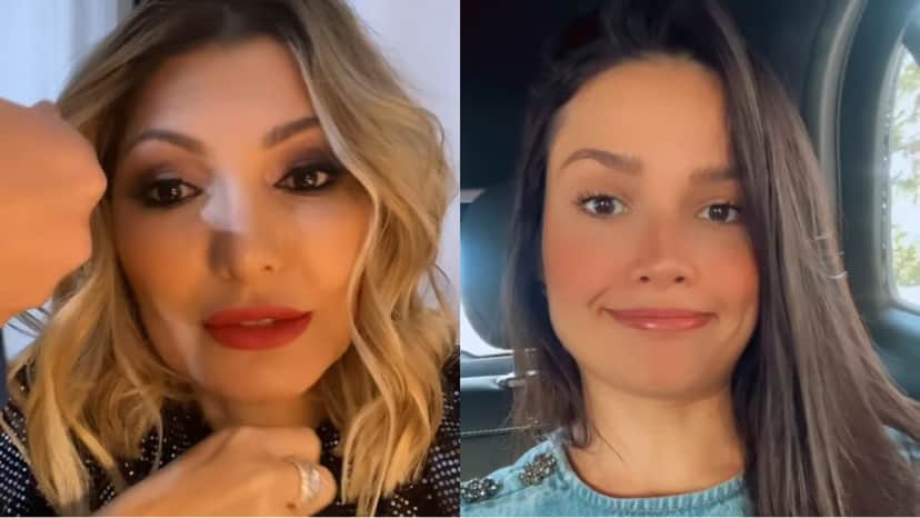 Antônia Fontenelle e Juliette Freire em suas redes sociais Antônia Fontenelle e Juliette Freire em suas redes sociais