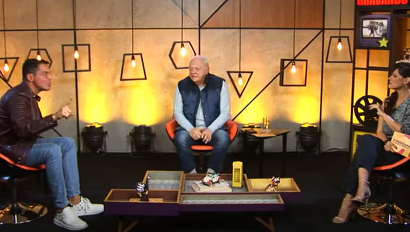 Leo Dias no "O Programa de Todos os Programas" com Flavio Ricco e Dani Bavoso Leo Dias no "O Programa de Todos os Programas" com Flavio Ricco e Dani Bavoso