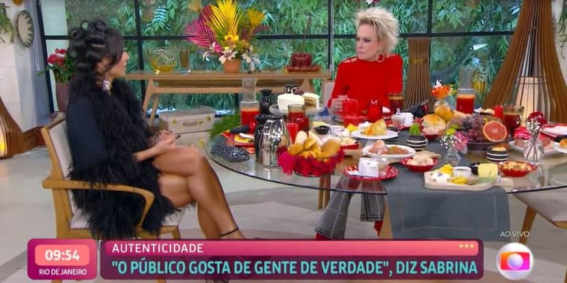 Sabrina Sato e Ana Maria Braga no "Mais Você" (Foto: Reprodução/TV Globo) Sabrina Sato e Ana Maria Braga no "Mais Você" (Foto: Reprodução/TV Globo)