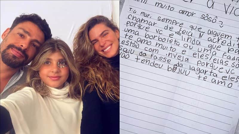 Mariana Goldfarb compartilhou carta da enteada com os seguidores (Imagem: Reprodução) Mariana Goldfarb compartilhou carta da enteada com os seguidores (Imagem: Reprodução)