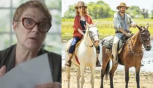 Mariana (Selma Egrei) ficará furiosa ao descobrir gravidez de Irma (Camila Morgado) em Pantanal (Foto: Reprodução / Globo) Mariana (Selma Egrei) ficará furiosa ao descobrir gravidez de Irma (Camila Morgado) em Pantanal (Foto: Reprodução / Globo)