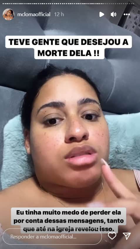MC Loma desabafa sobre ataques haters (Foto: Reprodução/Instagram) MC Loma desabafa sobre ataques haters (Foto: Reprodução/Instagram)