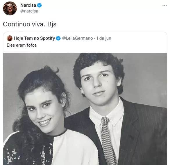Publicação de Narcisa Tamborindeguy (Imagem: Reprodução) Publicação de Narcisa Tamborindeguy (Imagem: Reprodução)