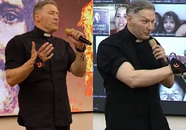 Padre Marcelo Rossi atualmente, exibindo os braços musculosos (Imagem: Montagem) Padre Marcelo Rossi atualmente, exibindo os braços musculosos (Imagem: Montagem)