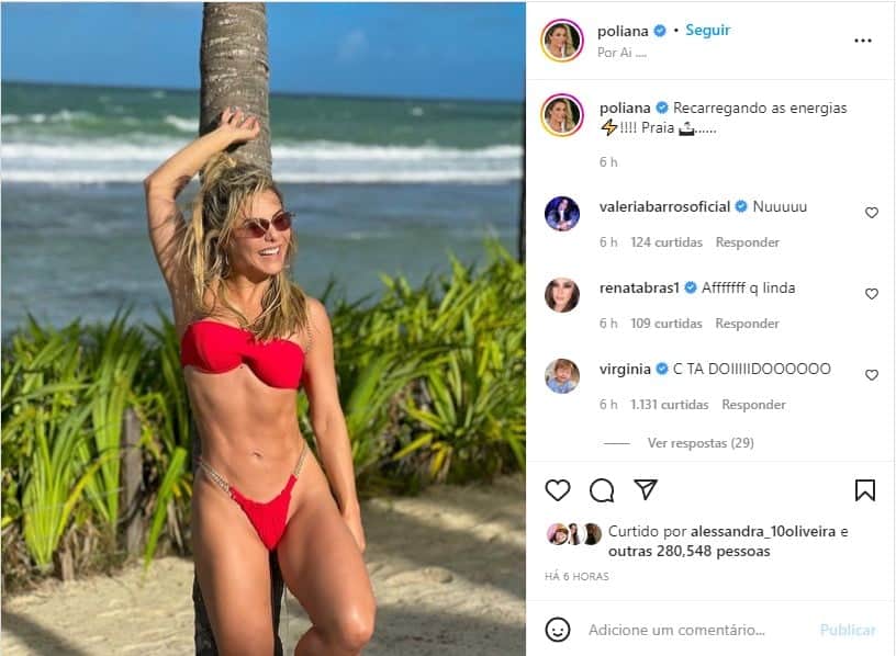 Poliana Rocha exibe corpão em foto sensual no Instagram - Foto: Reprodução Poliana Rocha exibe corpão em foto sensual no Instagram - Foto: Reprodução