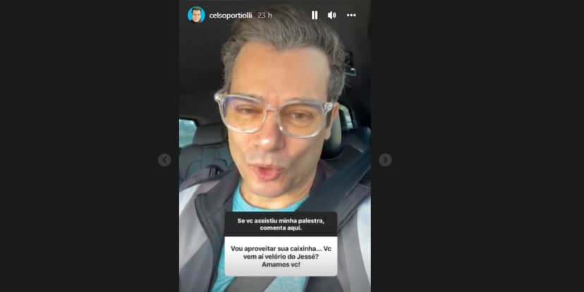 "Infelizmente", Celso Portiolli não esconde tristeza com morte de famoso e confirma: "Queria me despedir" "Infelizmente", Celso Portiolli não esconde tristeza com morte de famoso e confirma: "Queria me despedir"