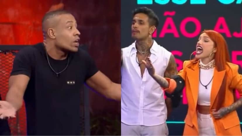 Mussunzinho acusou Matheus de agredir Brenda no "Power Couple Brasil" e Karol disse que a ruiva tem bafô de cocô Mussunzinho acusou Matheus de agredir Brenda no "Power Couple Brasil" e Karol disse que a ruiva tem bafô de cocô