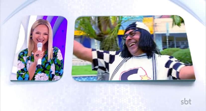 Eliana se diverte com participação de Chiquinho Eliana se diverte com participação de Chiquinho