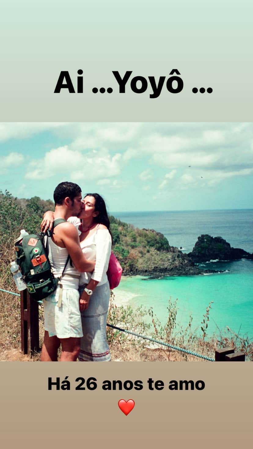 Regina Casé mostrou o marido (Foto: Reprodução) Regina Casé mostrou o marido (Foto: Reprodução)