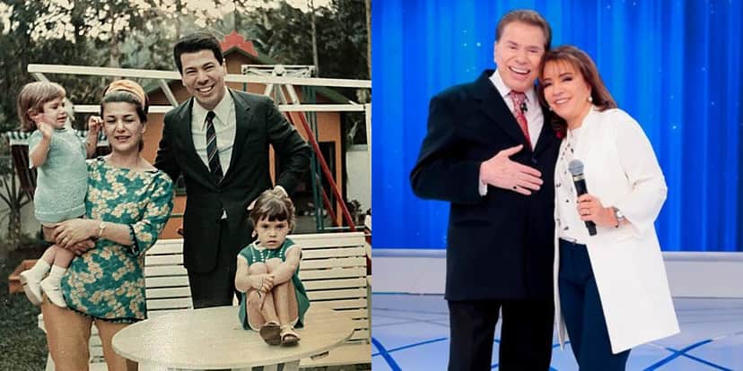 Silvio Santos com Cidinha e Íris Abravanel (Foto: Reprodução/Folha/SBT) Silvio Santos com Cidinha e Íris Abravanel (Foto: Reprodução/Folha/SBT)