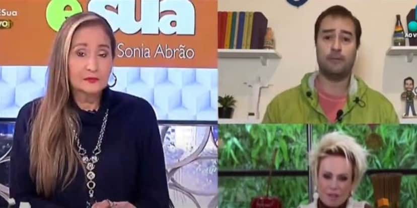 Colunista de Sonia Abrão fez revelação sobre bronca de Ana Maria Braga na Globo (Foto: Reprodução/RedeTV!) Colunista de Sonia Abrão fez revelação sobre bronca de Ana Maria Braga na Globo (Foto: Reprodução/RedeTV!)