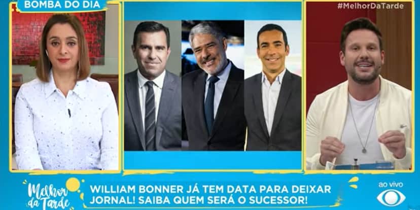 "Não quero ele", Catia Fonseca fala real sobre sucessor de Bonner e reprova Tralli: "Acho o Bocardi melhor" "Não quero ele", Catia Fonseca fala real sobre sucessor de Bonner e reprova Tralli: "Acho o Bocardi melhor"