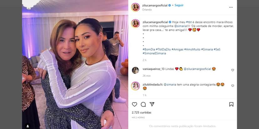 "Minha", Zilu surge agarrada com cantora aos 63 anos, expõe relação e assume: "Dá vontade de morder" "Minha", Zilu surge agarrada com cantora aos 63 anos, expõe relação e assume: "Dá vontade de morder"