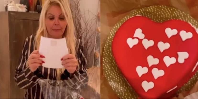 Monique Evans se emociona ao ganhar cesta de presentes e bolo de aniversário de Bárbara Evans - Foto: Reprodução Instagram Monique Evans se emociona ao ganhar cesta de presentes e bolo de aniversário de Bárbara Evans - Foto: Reprodução Instagram