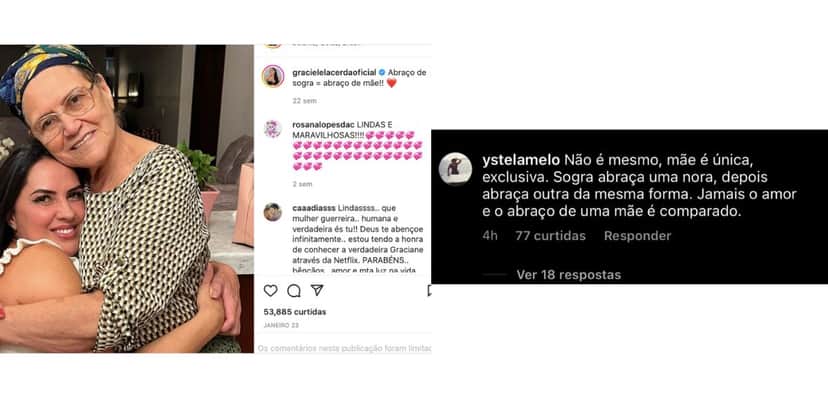 Graciele Lacerda detona quem é sogra Graciele Lacerda detona quem é sogra