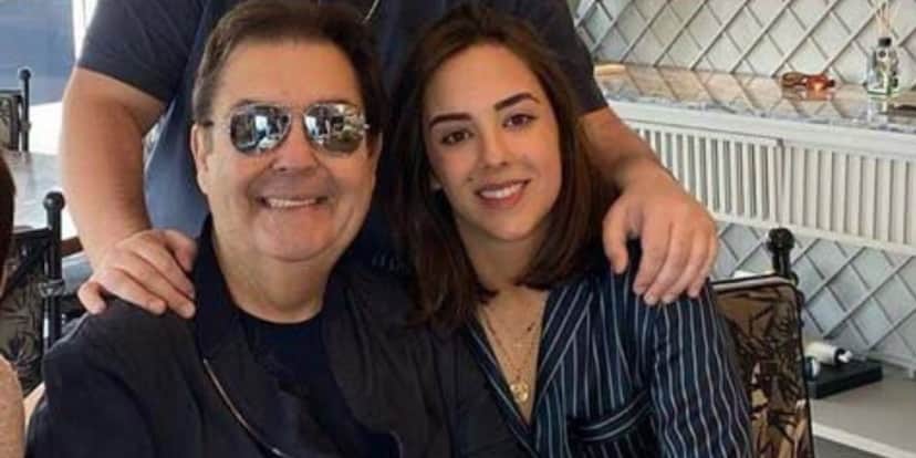 Apresentador Faustão e Lara Silva - Reprodução Apresentador Faustão e Lara Silva - Reprodução