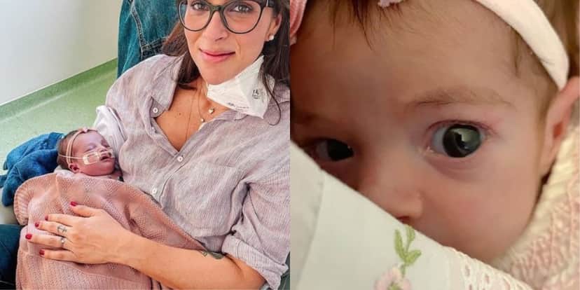 Letícia Cazarré, esposa do ator Juliano Cazarré faz relato emocionate sobre a luta da pequena Maria Guilhermina - Reprodução Instagram Letícia Cazarré, esposa do ator Juliano Cazarré faz relato emocionate sobre a luta da pequena Maria Guilhermina - Reprodução Instagram