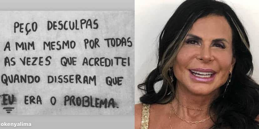 Gretchen não se cala e manda recado ao ex-marido nas redes sociais - Reprodução Instagram Gretchen não se cala e manda recado ao ex-marido nas redes sociais - Reprodução Instagram