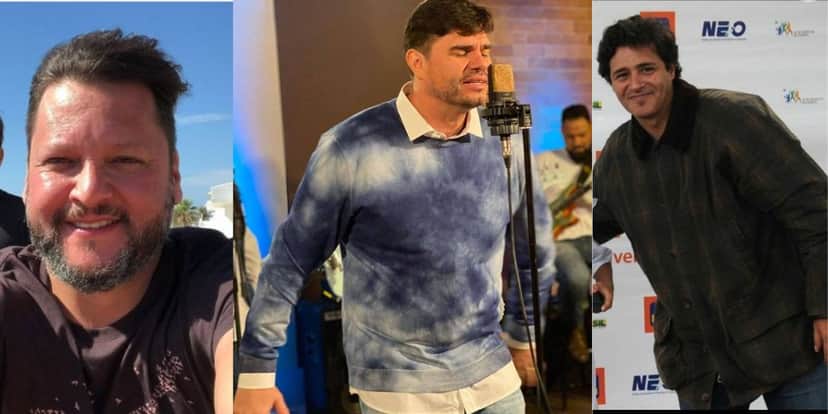 Egon Júnior, Alexandre Canhoni e Robson Barros respectivamente (Reprodução: Montagem TV Foco)