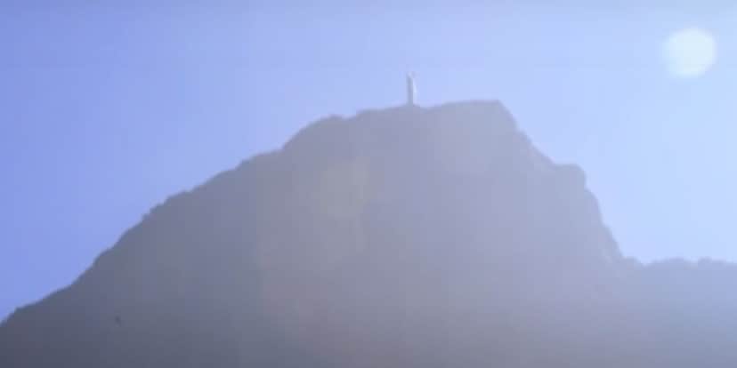 Vista do Cristo Redentor - Reprodução Vista do Cristo Redentor - Reprodução