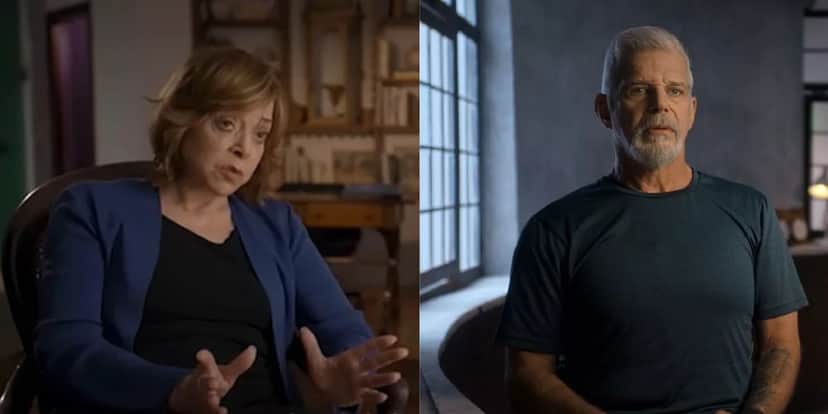 Gloria Perez e Raul Gazolla em depoimento no Pacto Brutal (Reprodução: Montagem TV Foco) Gloria Perez e Raul Gazolla em depoimento no Pacto Brutal (Reprodução: Montagem TV Foco)