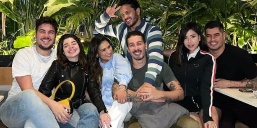 Álvaro, Gkay, Simone, Carlinhos Maia, Lucas Guimarães, Abrão Meron e Rica de Marré - Foto: Reprodução Instagram Álvaro, Gkay, Simone, Carlinhos Maia, Lucas Guimarães, Abrão Meron e Rica de Marré - Foto: Reprodução Instagram