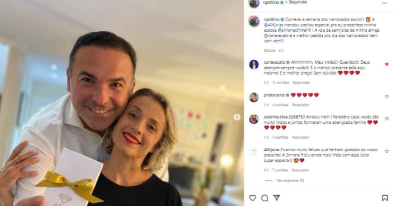 Veja com quem Gottino, Portiolli, Serginho e Bial são casados Veja com quem Gottino, Portiolli, Serginho e Bial são casados