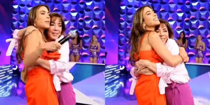 Íris Abravanel invade estúdios do SBT e faz surpresa especial para Patrícia Abravanel (Foto: Reprodução)
