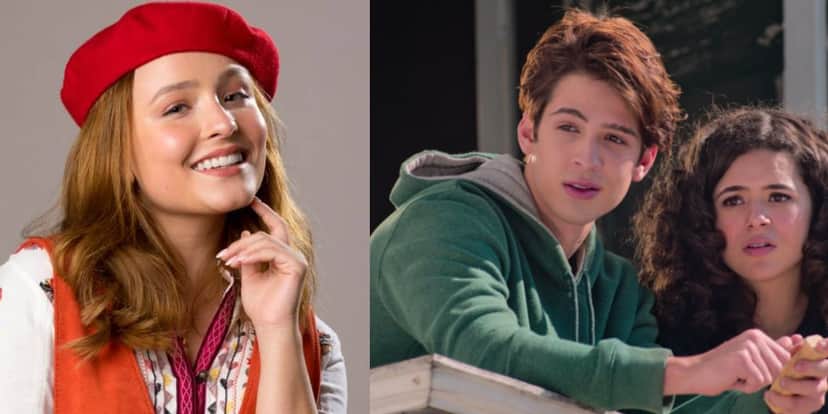 Larissa Manoela e João Guilherme em suas novas contratações (Globo) e (Netflix) Larissa Manoela e João Guilherme em suas novas contratações (Globo) e (Netflix)