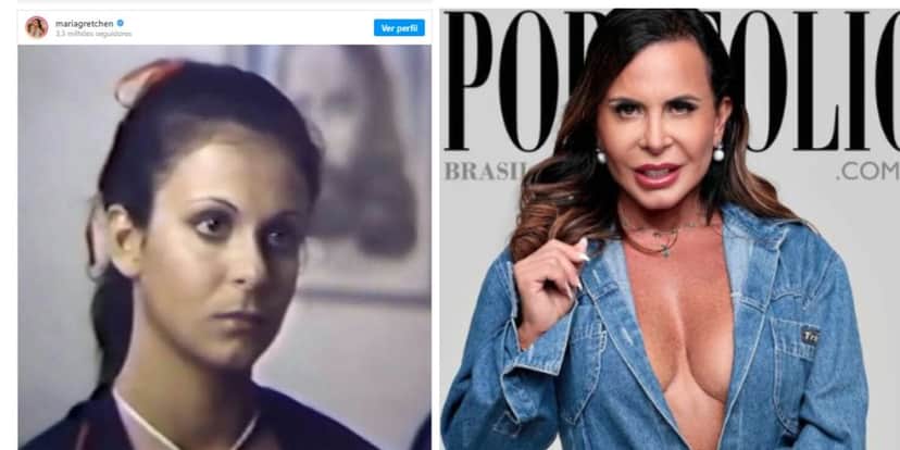 Foto de Gretchen, aos 18 anos, choca internautas Foto de Gretchen, aos 18 anos, choca internautas