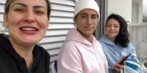 Andressa Urach, seu filho Bruna e sua nora Brenda - Foto: Reprodução Youtube Andressa Urach, seu filho Bruna e sua nora Brenda - Foto: Reprodução Youtube