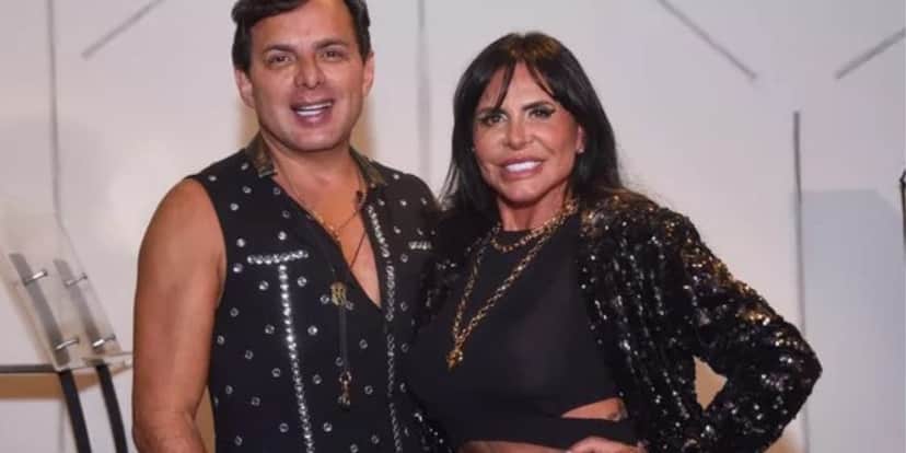 Gretchen e o marido, Esdras de Souza (Foto: Leo Franco/AgNews) Gretchen e o marido, Esdras de Souza (Foto: Leo Franco/AgNews)