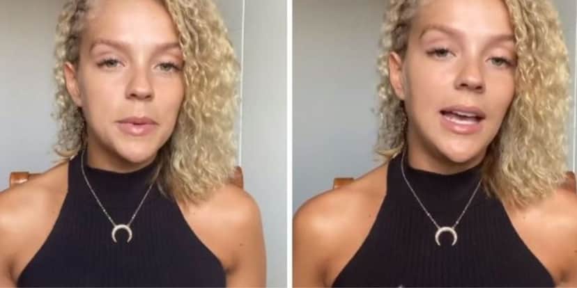Em entrevista, atriz Gabi Lopes diz que foi operada ao sofrer deslocamento do silicone - Reprodução Contigo Em entrevista, atriz Gabi Lopes diz que foi operada ao sofrer deslocamento do silicone - Reprodução Contigo