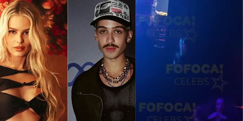 João Guilherme e Yasmin Brunet flagrados aos beijos (Reprodução: Montagem TV Foco) João Guilherme e Yasmin Brunet flagrados aos beijos (Reprodução: Montagem TV Foco)