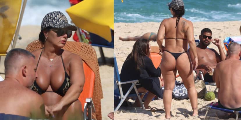 Viviane Araújo aproveita dia de sol e é flagrada com o barrigão à mostra - Foto: AgNews/Delson Silva Viviane Araújo aproveita dia de sol e é flagrada com o barrigão à mostra - Foto: AgNews/Delson Silva
