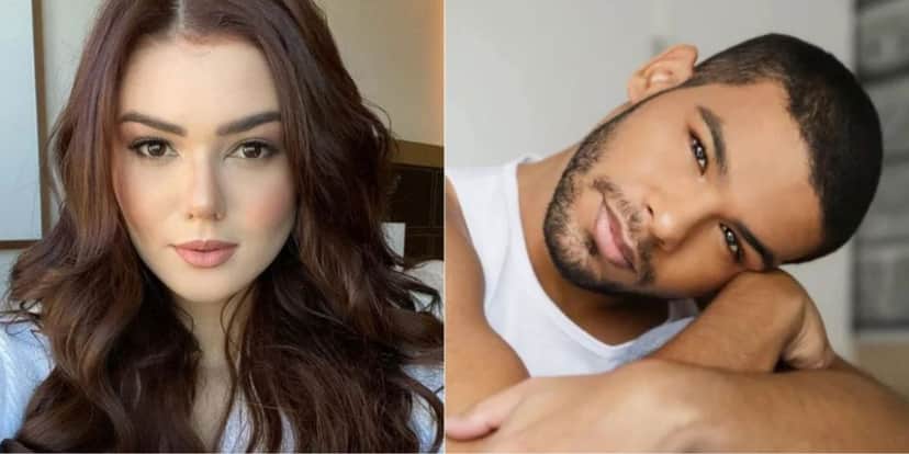 Ex-BBBs Eslovênia Marques e Vyni fizeram as pazes - Reprodução: (Montagem) Ex-BBBs Eslovênia Marques e Vyni fizeram as pazes - Reprodução: (Montagem)