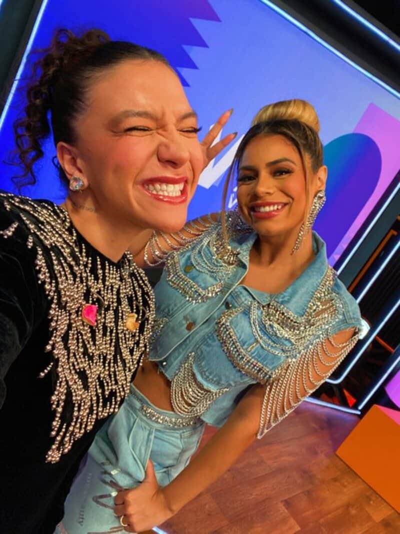 Priscilla Alcântara e Lexa no TVZ, Foto: Reprodução/Internet Priscilla Alcântara e Lexa no TVZ, Foto: Reprodução/Internet