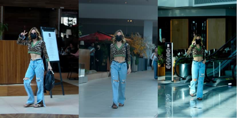 Com barriguinha de fora, Ana Furtado vai a restaurante no Shopping Village Mall, na Barra da Tijuca - FOTOS: Edson Aipim/ AGNEWS Com barriguinha de fora, Ana Furtado vai a restaurante no Shopping Village Mall, na Barra da Tijuca - FOTOS: Edson Aipim/ AGNEWS