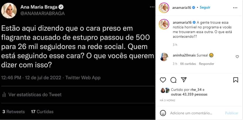Ana Maria Braga expõe atitude e detona sem dó - Foto: Reprodução Ana Maria Braga expõe atitude e detona sem dó - Foto: Reprodução