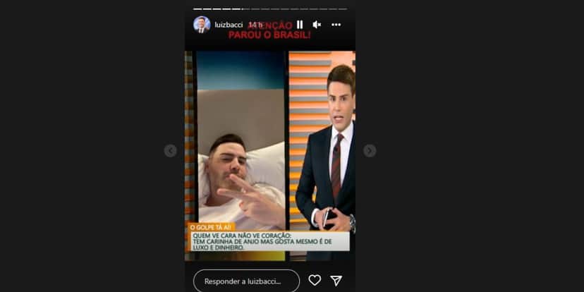 "Tem carinha", Luiz Bacci escandaliza, tem verdadeira face exposta e assume paixão: "Gosta mesmo" "Tem carinha", Luiz Bacci escandaliza, tem verdadeira face exposta e assume paixão: "Gosta mesmo"