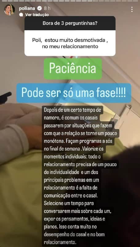 Esposa de Leonardo deu dicas para o relacionamento (Foto: Reprodução) Esposa de Leonardo deu dicas para o relacionamento (Foto: Reprodução)
