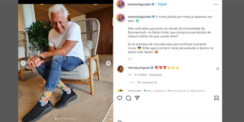 Antônio Fagundes assume do que realmente gosta e confirma: "Eu só precisava de uma desculpa pra continuar" Antônio Fagundes assume do que realmente gosta e confirma: "Eu só precisava de uma desculpa pra continuar"