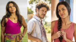 Tadeu (José Loreto) se chocará com Filó (Dira Paes) na cama no lugar de Zefa (Paula Barbosa) em Pantanal (Foto: Reprodução / Globo) Tadeu (José Loreto) se chocará com Filó (Dira Paes) na cama no lugar de Zefa (Paula Barbosa) em Pantanal (Foto: Reprodução / Globo)