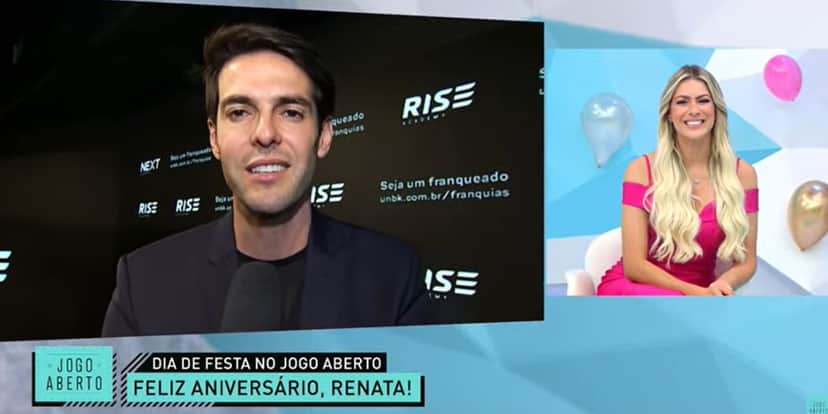 "Há tantos anos", Kaká surge no Jogo Aberto, expõe o que pensa de Renata Fan e assume: "Eu realmente sou" "Há tantos anos", Kaká surge no Jogo Aberto, expõe o que pensa de Renata Fan e assume: "Eu realmente sou"