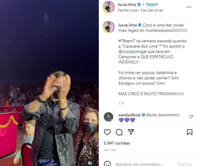 Lucas Lima expõe o que viveu com Xororó - Foto: Reprodução Lucas Lima expõe o que viveu com Xororó - Foto: Reprodução