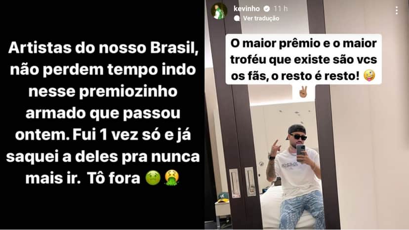 MC Kevinho se mostra contra ao MTV Miaw 2022 e enaltece fãs MC Kevinho se mostra contra ao MTV Miaw 2022 e enaltece fãs