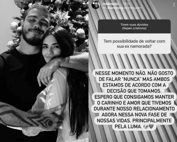 Ronald abre o jogo sobre vida pessoal com seguidores (Foto: Reprodução/Instagram) Ronald abre o jogo sobre vida pessoal com seguidores (Foto: Reprodução/Instagram)