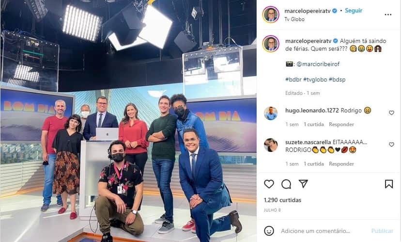Bocardi tem desfecho na Globo confirmado ao Brasil - Foto: Reprodução Bocardi tem desfecho na Globo confirmado ao Brasil - Foto: Reprodução