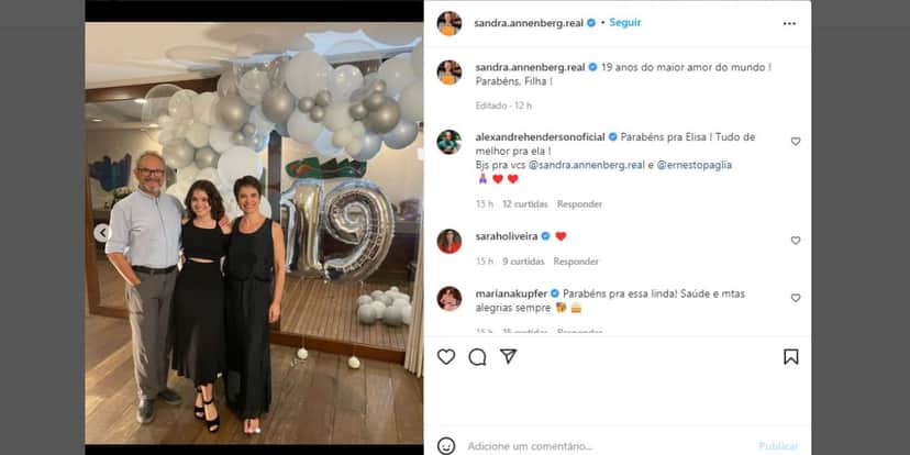 Sandra Annenberg rasga própria intimidade, expõe seu grande amor e ganha apoio de jornalistas: "Essa linda" Sandra Annenberg rasga própria intimidade, expõe seu grande amor e ganha apoio de jornalistas: "Essa linda"